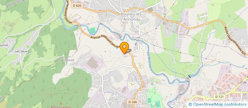 localisation de l'entreprise ASSOCIATION DES AMIS DE LA FONDATION SEGUIN à ANNONAY