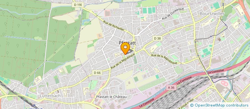 localisation de l'entreprise ASSOCIATION DES AMIS DE LA MAISON DE RETRAITE DE PFASTATT à PFASTATT