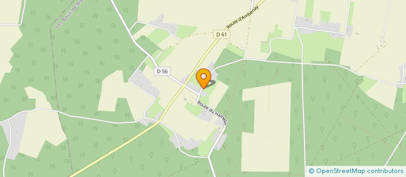 localisation de l'entreprise ASSOCIATION DES AMIS DE LA MAISON NOTRE DAME DES FAMILLES  LES BAUX-DE-BRETEUIL