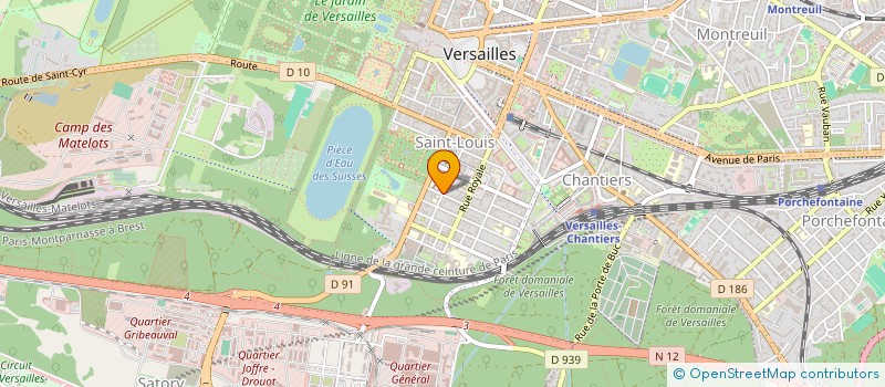 localisation de l'entreprise ASSOCIATION DES AMIS DE LA MAITRISE SAINT LOUIS à VERSAILLES