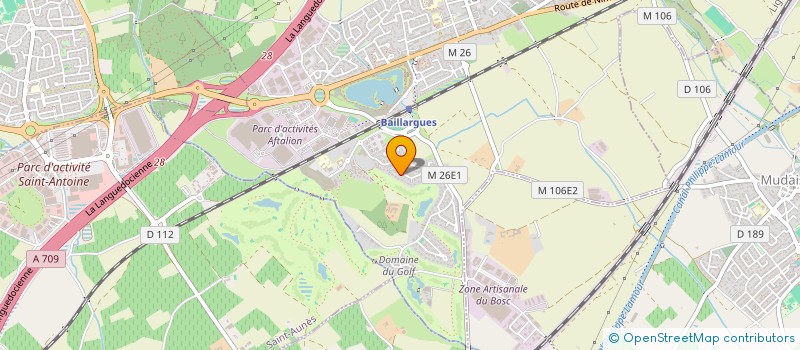 localisation de l'entreprise ASSOCIATION DES AMIS DE LA MEDIATHEQUE DE BAILLARGUES à BAILLARGUES