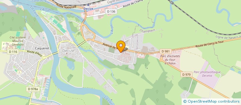 localisation de l'entreprise ASSOCIATION DES AMIS DE LA MUSIQUE  DECIZE