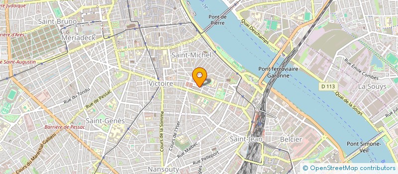 localisation de l'entreprise ASSOCIATION DES AMIS DE LA PERLE DE BORDEAUX (AAPB)  BORDEAUX