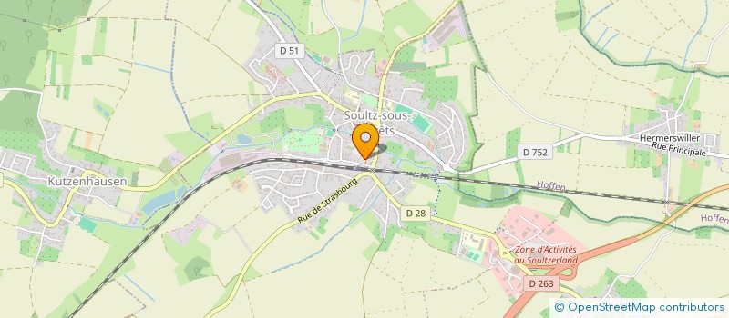 localisation de l'entreprise ASSOCIATION DES AMIS DE LA SALINE  SOULTZ-SOUS-FORETS