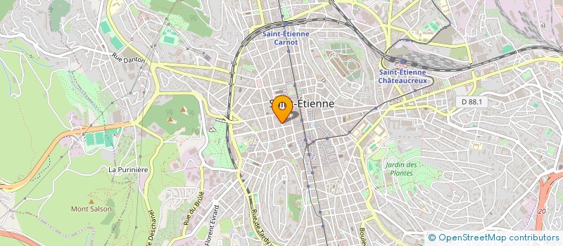 localisation de l'entreprise ASSOCIATION DES AMIS DE LA TOUR  SAINT-ETIENNE