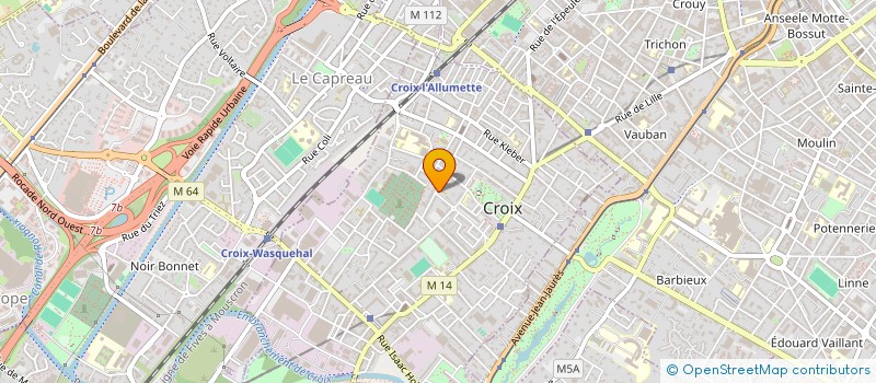 localisation de l'entreprise ASSOCIATION DES AMIS DE LA VILLA CAVROIS  CROIX