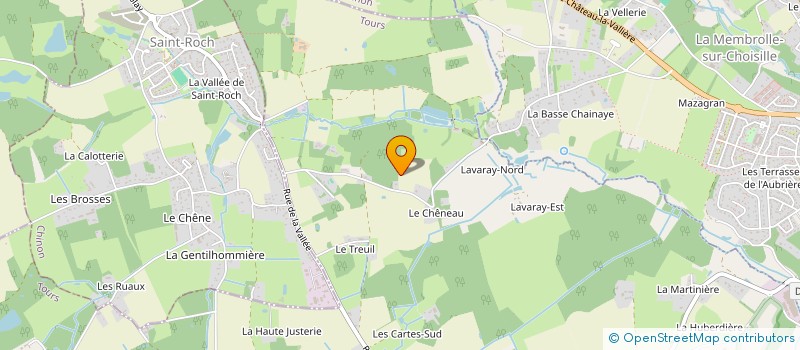 localisation de l'entreprise ASSOCIATION DES AMIS DE LAVARAY  FONDETTES