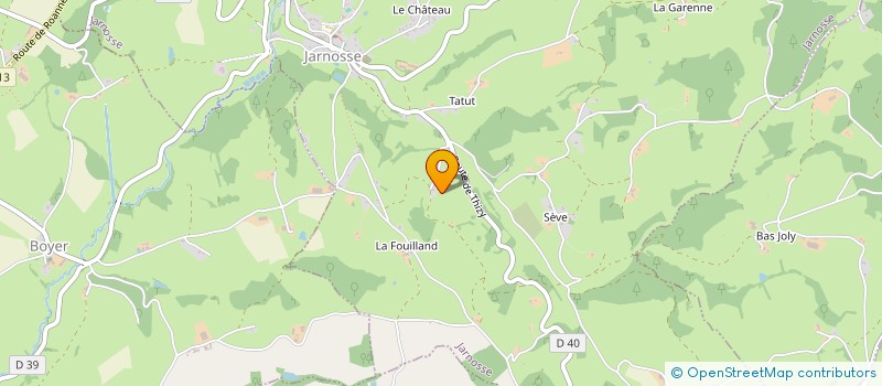 localisation de l'entreprise ASSOCIATION DES AMIS DE LOURDES  JARNOSSE