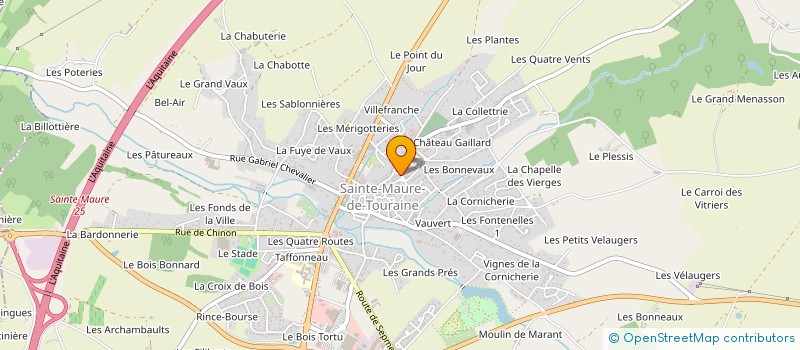 localisation de l'entreprise ASSOCIATION DES AMIS DE NAFADJI à SAINTE-MAURE-DE-TOURAINE