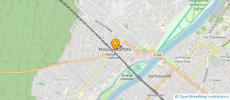 localisation de l'entreprise ASSOCIATION DES AMIS DE NEWMARKET DE MAISONS LAFFITTE ET DU MESNIL LE ROI à MAISONS-LAFFITTE