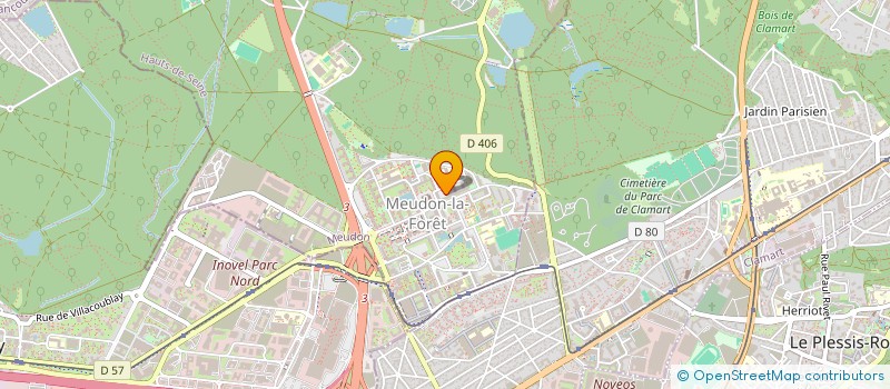 localisation de l'entreprise ASSOCIATION DES AMIS DE PARIS  MEUDON