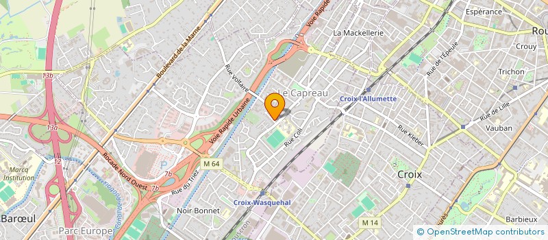 localisation de l'entreprise ASSOCIATION DES AMIS DE SAINT ANDRE  WASQUEHAL