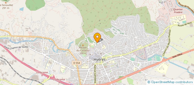 localisation de l'entreprise ASSOCIATION DES AMIS DE SAINT BERNARD à HYERES