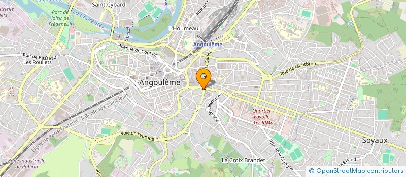 localisation de l'entreprise ASSOCIATION DES AMIS DE ST-JACQUES-DE-COMPOSTELLE DE CHARENTE à ANGOULEME