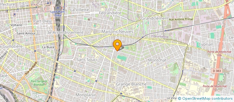 localisation de l'entreprise ASSOCIATION DES AMIS DE STE JEANNE D'ARC  LYON