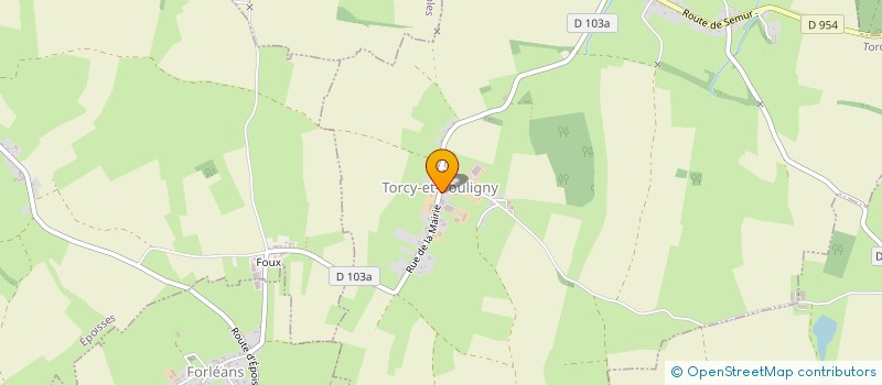 localisation de l'entreprise ASSOCIATION DES AMIS DE TORCY-POULIGNY  TORCY-ET-POULIGNY