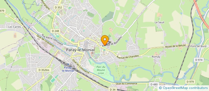 localisation de l'entreprise ASSOCIATION DES AMIS DE VIGNEMONT  PARAY-LE-MONIAL