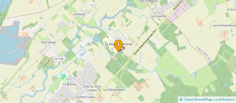 localisation de l'entreprise ASSOCIATION DES AMIS DE VILLECANTE à DRY
