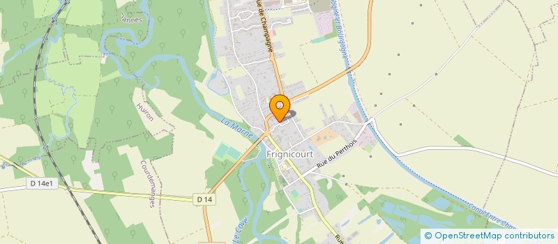 localisation de l'entreprise ASSOCIATION DES AMIS DES ANIMAUX  FRIGNICOURT