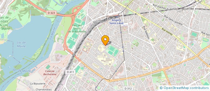 localisation de l'entreprise ASSOCIATION DES AMIS DES ARCHIVES DE L'ANJOU, ETUDES D'HISTOIRE ANGEVINE (LES 4 A) à ANGERS