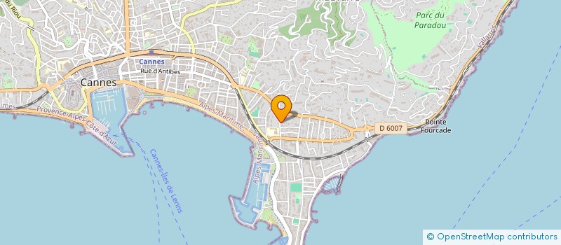 localisation de l'entreprise ASSOCIATION DES AMIS DES ARTS ET DE LA POESIE à CANNES