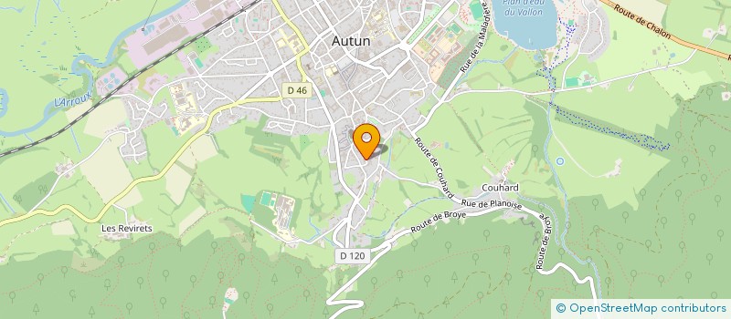 localisation de l'entreprise ASSOCIATION DES AMIS DES BENEDICTINES DE NOTRE DAME DE LA COMPASSION  AUTUN