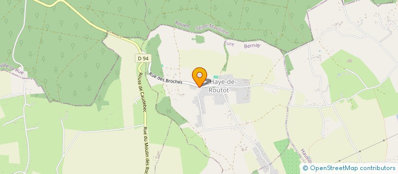 localisation de l'entreprise ASSOCIATION DES AMIS DES IFS  LA HAYE-DE-ROUTOT