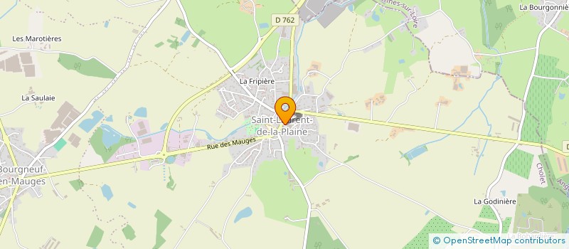 localisation de l'entreprise ASSOCIATION DES AMIS DES METIERS DE TRADITION à MAUGES-SUR-LOIRE
