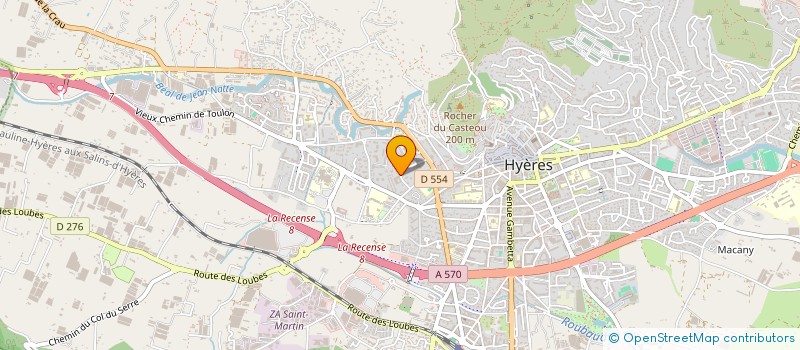 localisation de l'entreprise ASSOCIATION DES AMIS DES MOINS DE UN MILLIMETRE (ADEMUM) à HYERES