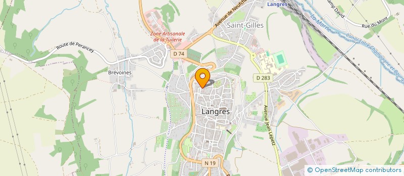 localisation de l'entreprise ASSOCIATION DES AMIS DES MUSEES DE LANGRES à LANGRES