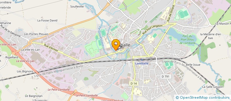 localisation de l'entreprise ASSOCIATION DES AMIS DES ORGUES DE LAMBALLE à LAMBALLE-ARMOR