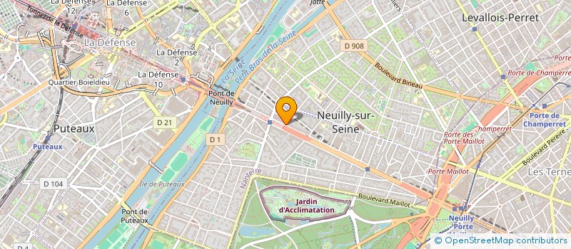 localisation de l'entreprise ASSOCIATION DES AMIS DES ORGUES DE SAINT-JEAN-BAPTISTE à NEUILLY-SUR-SEINE