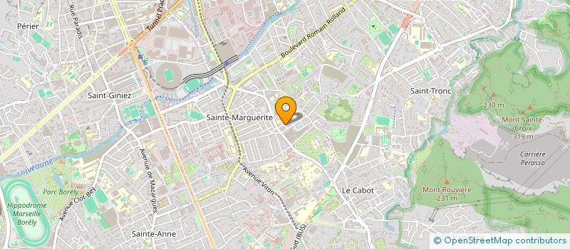 localisation de l'entreprise ASSOCIATION DES AMIS DES ORGUES DE SAINTE MARGUERITE à MARSEILLE