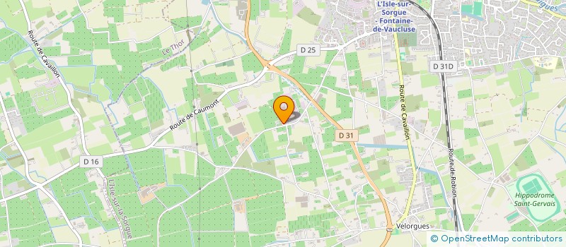 localisation de l'entreprise ASSOCIATION DES AMIS DES PERSONNES AGEES DE L HOPITAL ISLE SUR LA SORGUE à L ISLE SUR LA SORGUE