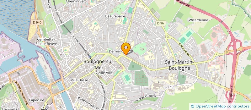 localisation de l'entreprise ASSOCIATION DES AMIS DES SENTIERS ET DE LA RANDONNEE DU BOULONNAIS à BOULOGNE-SUR-MER