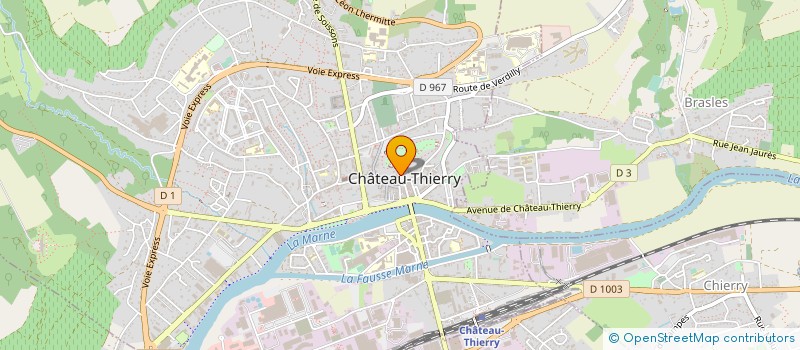 localisation de l'entreprise ASSOCIATION DES AMIS DES TEMPLES DE CHATEAU THIERRY & MONNEAUX à CHATEAU-THIERRY