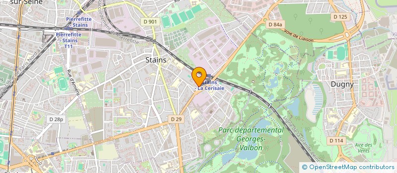 localisation de l'entreprise ASSOCIATION DES AMIS DES VEUVES ET DES ORPHELINS (AAVO) à STAINS