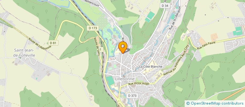 localisation de l'entreprise ASSOCIATION DES AMIS DES VILLES JUMELLES DE LILLEBONNE à LILLEBONNE