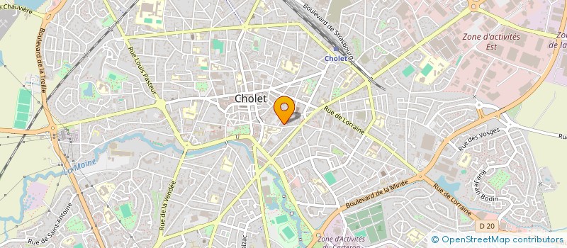 localisation de l'entreprise ASSOCIATION DES AMIS DU CARILLON DE CHOLET à CHOLET