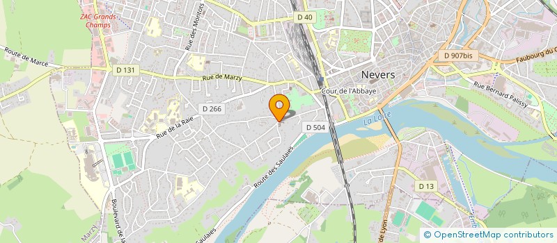 localisation de l'entreprise ASSOCIATION DES AMIS DU CARMEL DE NEVERS à NEVERS