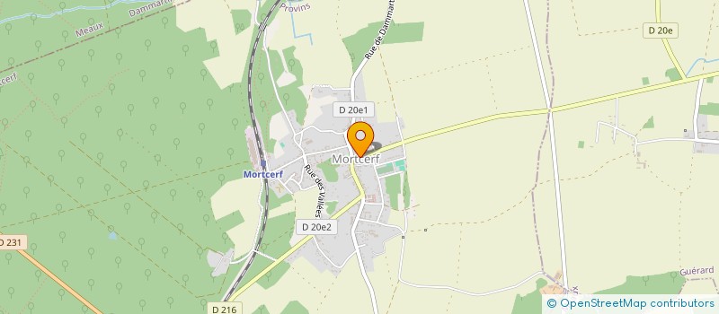 localisation de l'entreprise ASSOCIATION DES AMIS DU CLOCHER ET DU PATRIMOINE MORESSARTOIS  MORTCERF