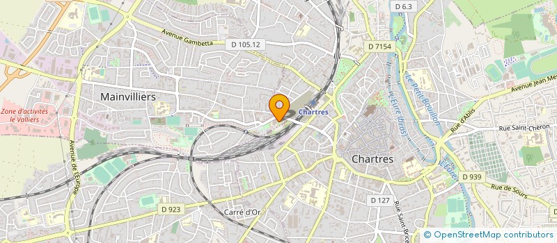 localisation de l'entreprise ASSOCIATION DES AMIS DU COMPA à MAINVILLIERS