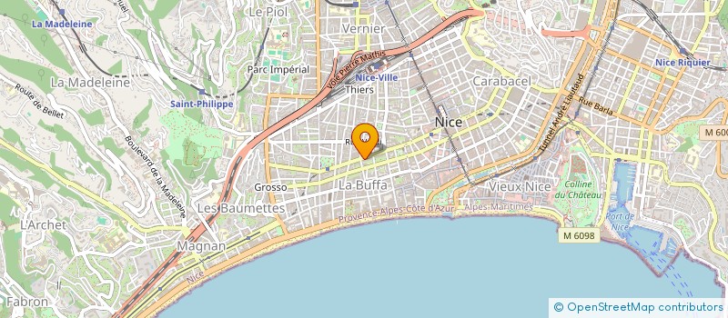 localisation de l'entreprise ASSOCIATION DES AMIS DU CONCERT à NICE