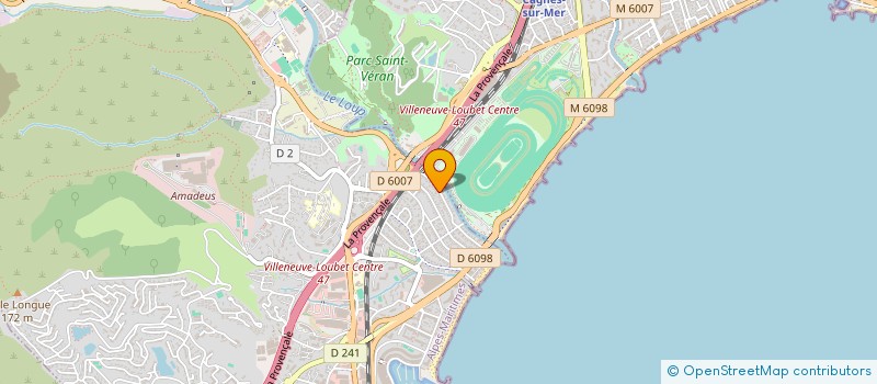localisation de l'entreprise ASSOCIATION DES AMIS DU CONSULAT DU BURKINA FASO DE NICE  VILLENEUVE-LOUBET
