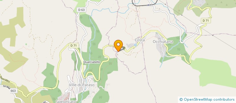 localisation de l'entreprise ASSOCIATION DES AMIS DU COUVENT DE TUANI à COSTA