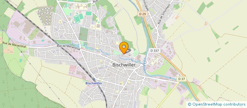 localisation de l'entreprise ASSOCIATION DES AMIS DU DIACONAT DE BISCHWILLER  BISCHWILLER