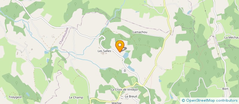 localisation de l'entreprise ASSOCIATION DES AMIS DU FESTIVAL DE LA GENTE  SAINT-SALVADOUR