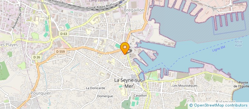 localisation de l'entreprise ASSOCIATION DES AMIS DU GRAND ORGUE DE NOTRE DAME DE BON VOYAGE A LA SEYNE-SUR-MER à LA SEYNE-SUR-MER