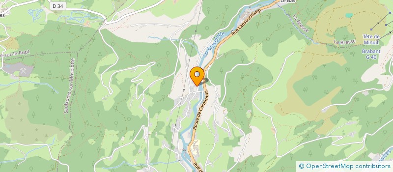 localisation de l'entreprise ASSOCIATION DES AMIS DU JARDIN ET OBJETS DES PANREES  CORNIMONT