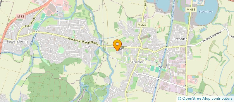 localisation de l'entreprise ASSOCIATION DES AMIS DU JARDIN MONASTIQUE DE PLANTES MEDICINALES D'ESCHAU  ESCHAU